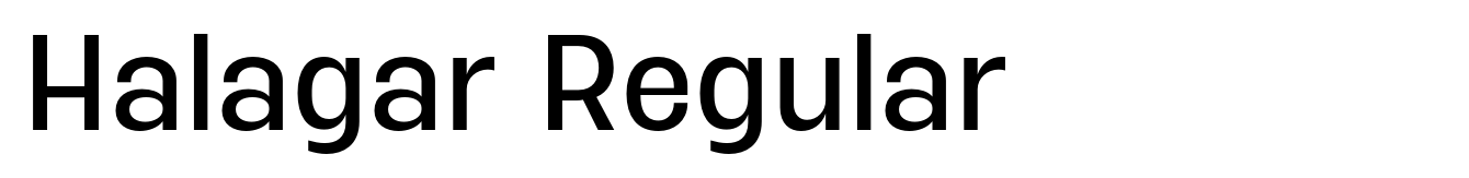 Halagar Regular